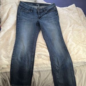 Ann Taylor Loft 29/8 modern straight denim jeans pants